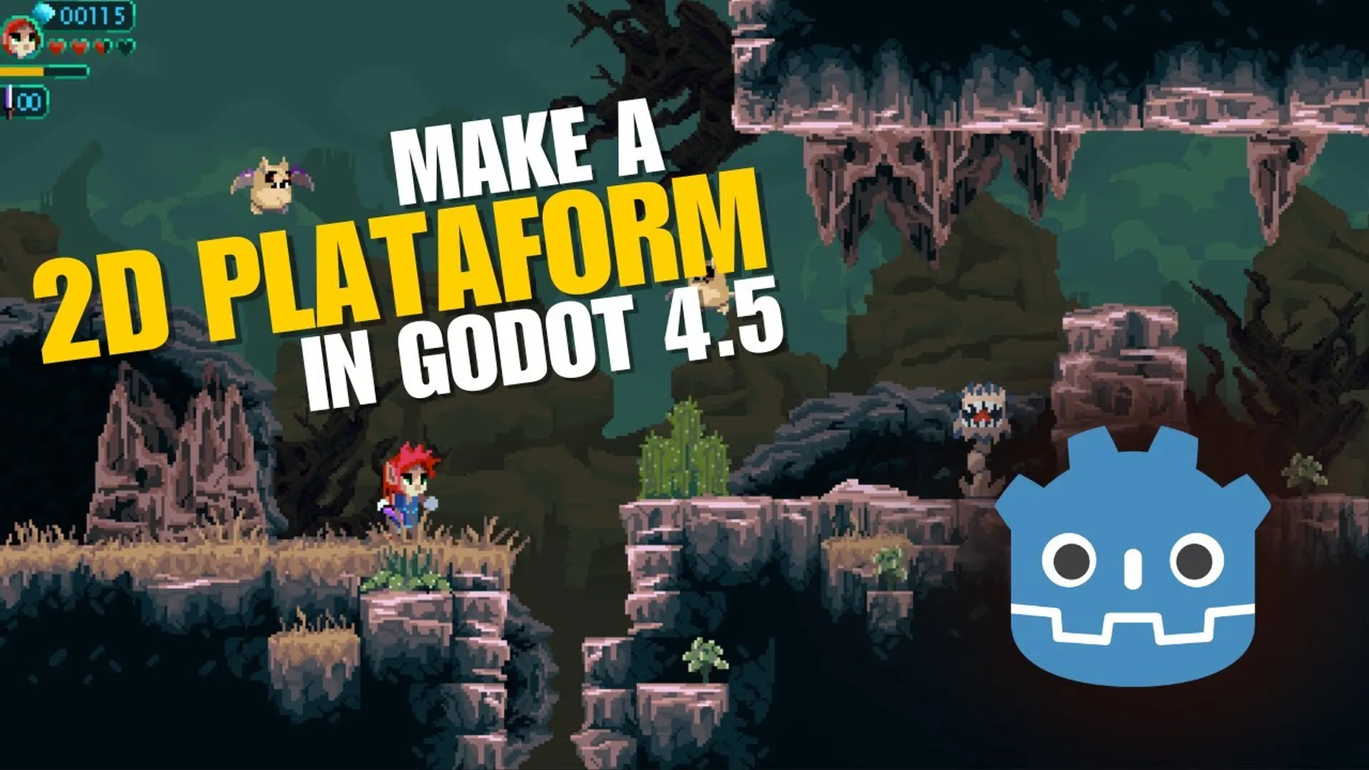 Como Criar Seu Primeiro Jogo de Plataforma 2D na Godot 4.5