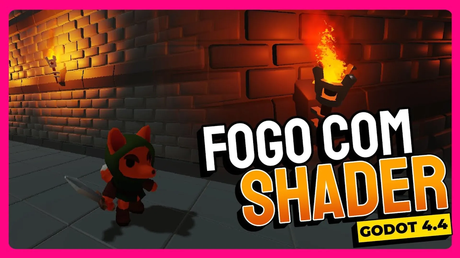 Como Criar Efeitos de Fogo Realistas com Shaders na Godot 4.4