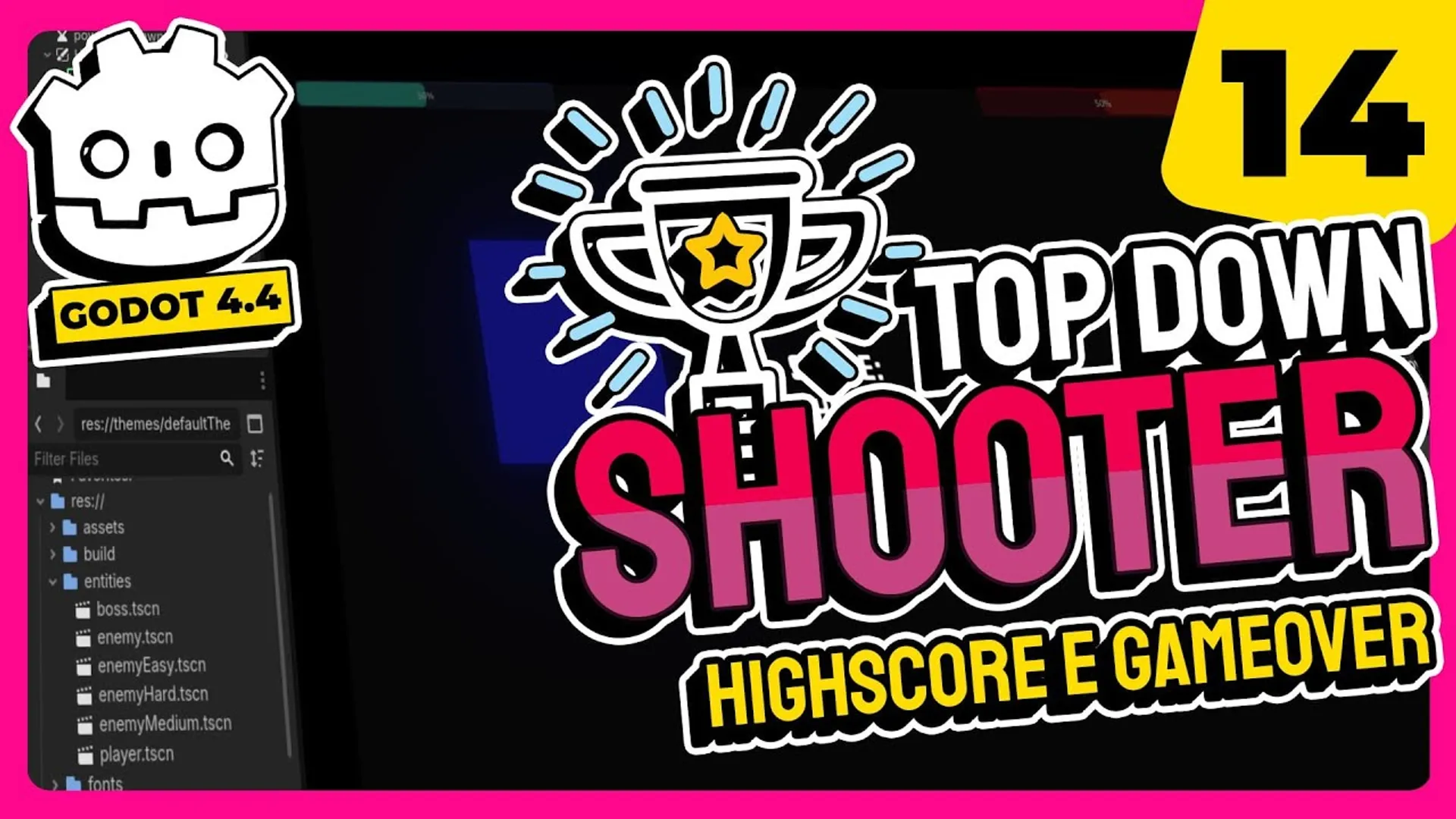 Como Implementar Tela de Game Over e Highscore no Godot 4.4