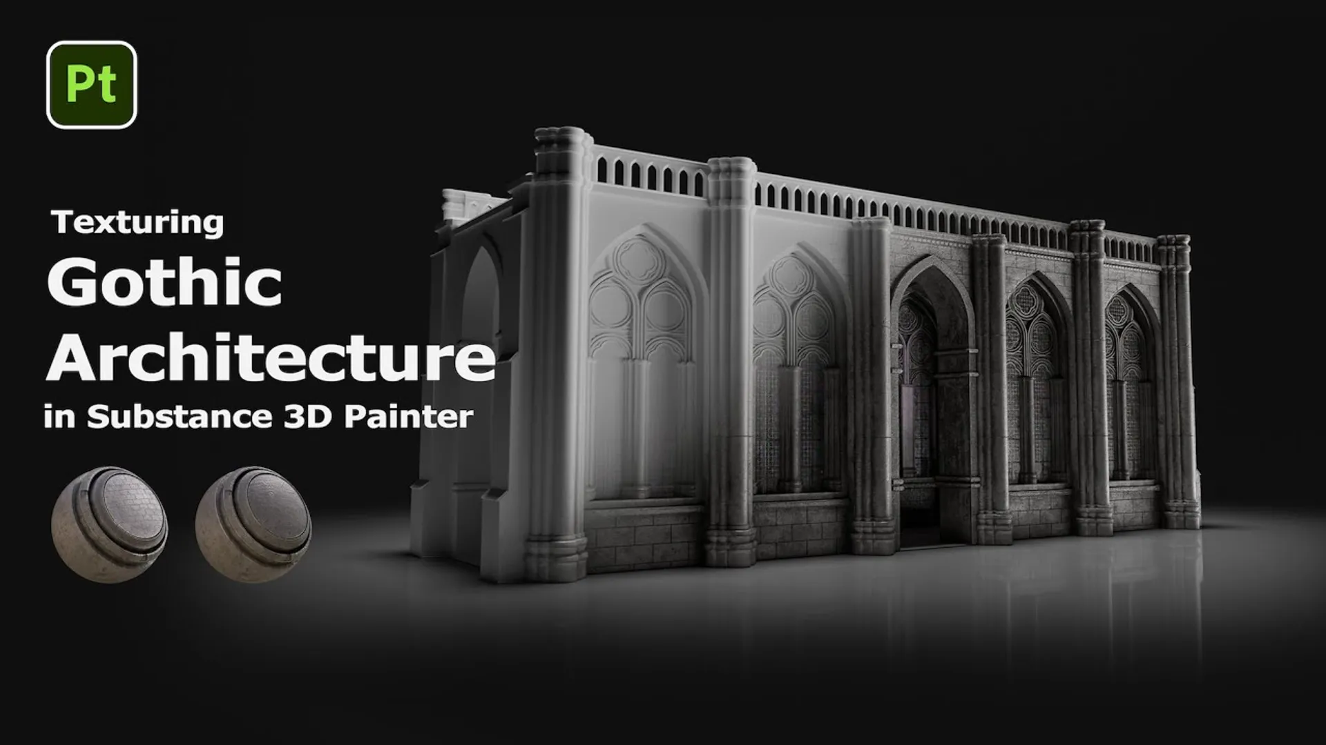Como Criar Texturas Realistas para Arquitetura Gótica no Substance 3D Painter