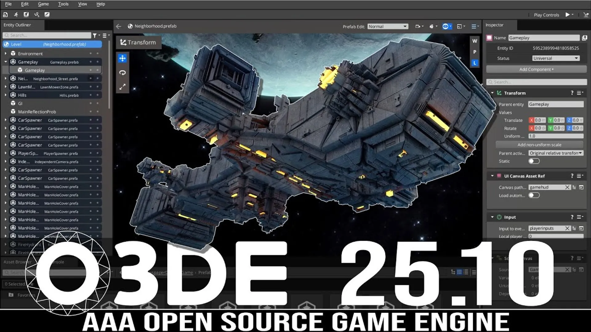 O3DE 25.10: Como a Engine AAA de Código Aberto Evoluiu Silenciosamente