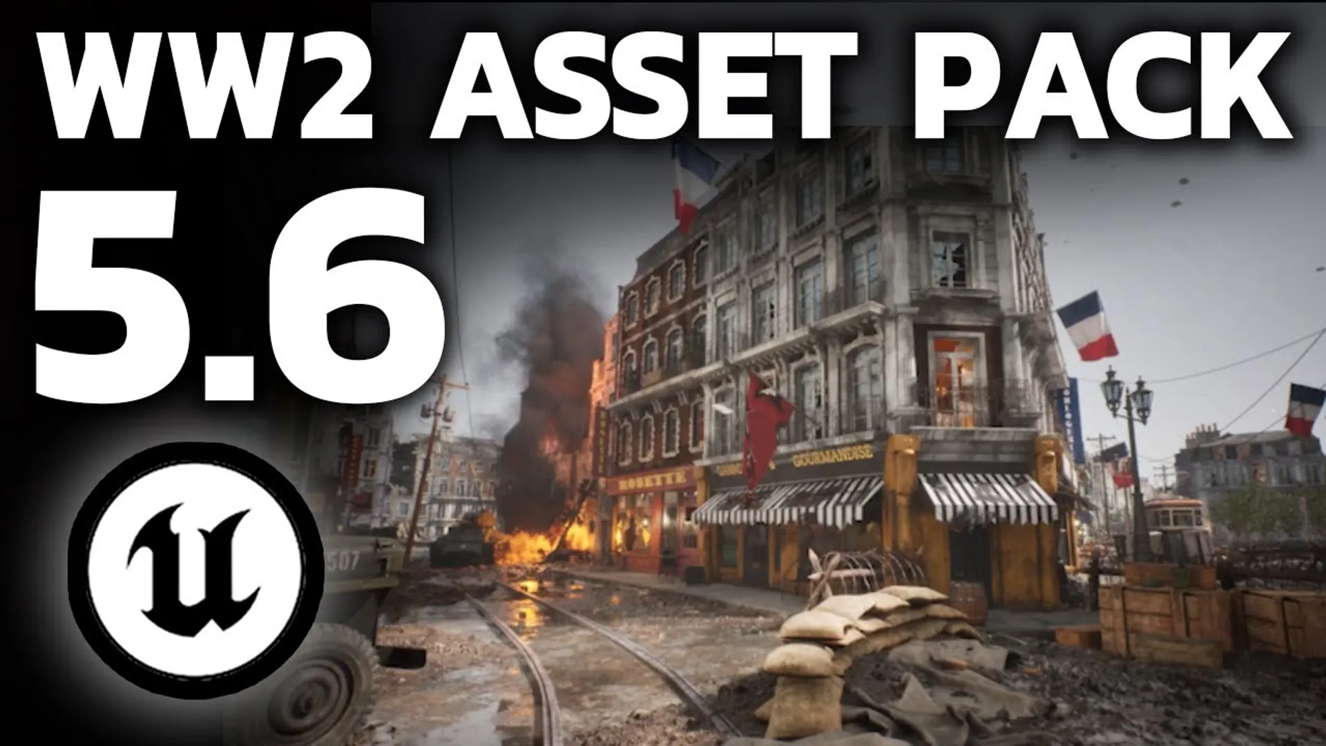 France WW2 Liberation Asset Pack: Análise Detalhada para Unreal Engine 5