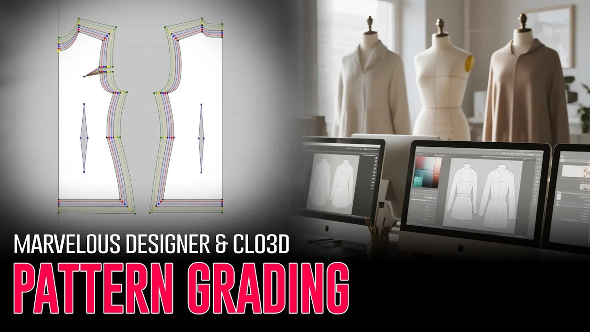 Como Fazer Gradiação de Tamanhos em Marvelous Designer e CLO3D
