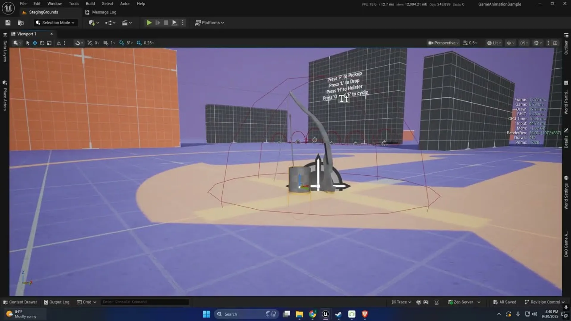 Como Configurar o Coldre no Sistema GASP-DAO para Unreal Engine