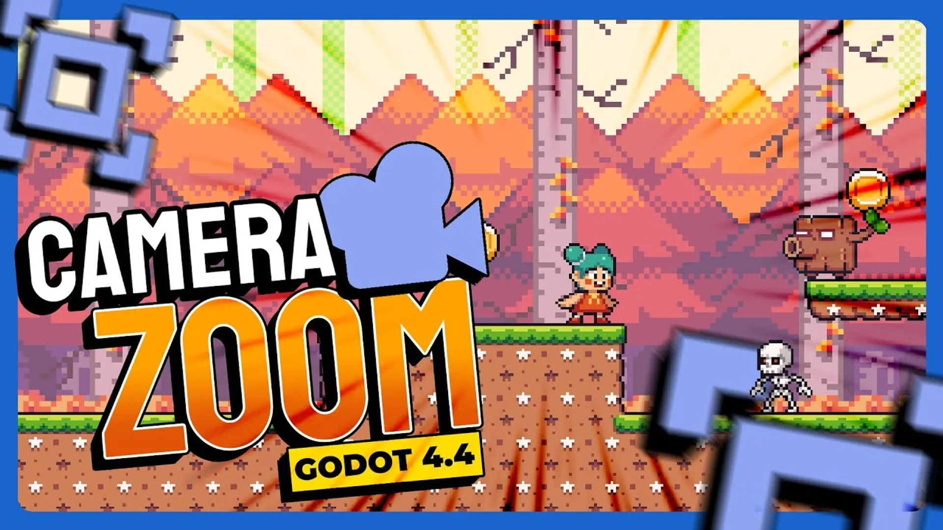Como Criar Efeito de Zoom na Câmera para Jogos 2D na Godot