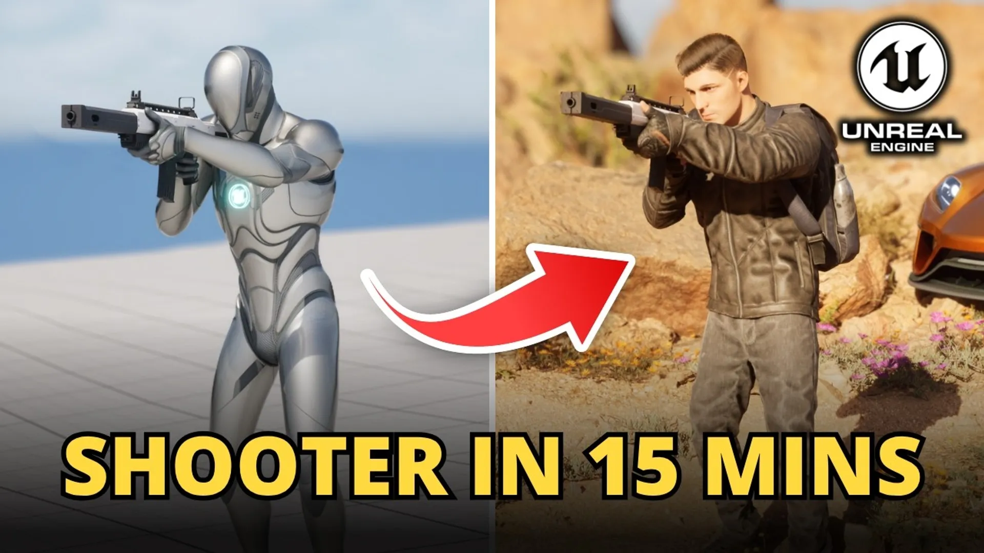 Como Criar um Jogo de Tiro em Terceira Pessoa no Unreal Engine 5 em Minutos