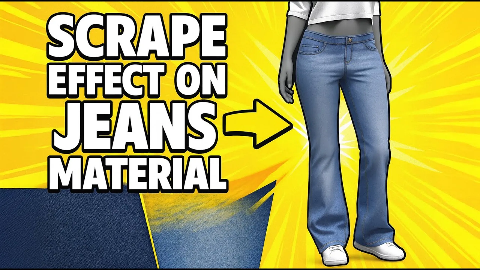 Como Criar Jeans Realistas com Efeito Desgastado no Marvelous Designer