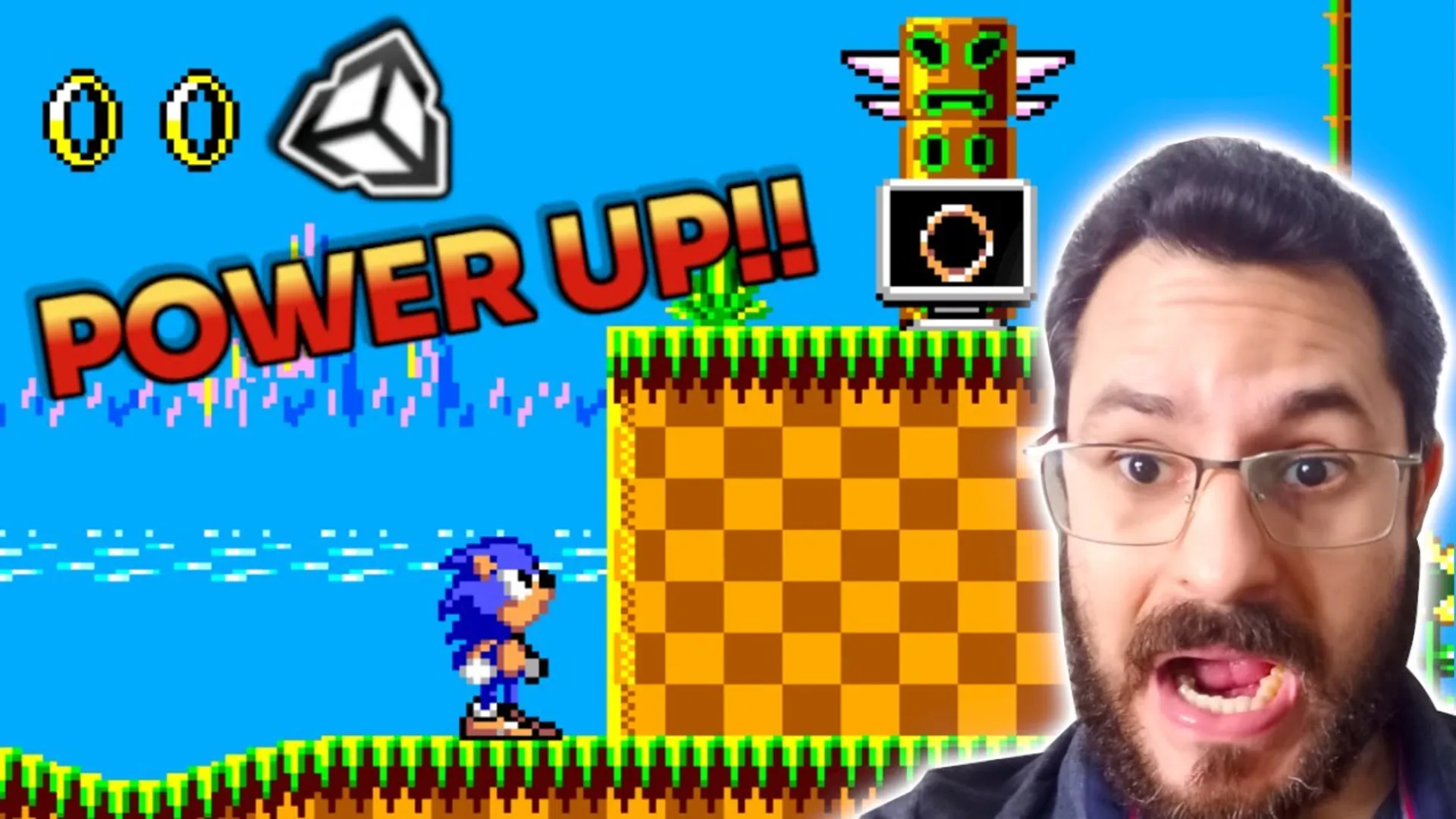 Como Recriar o Power Up do Sonic no Master System III usando Unity