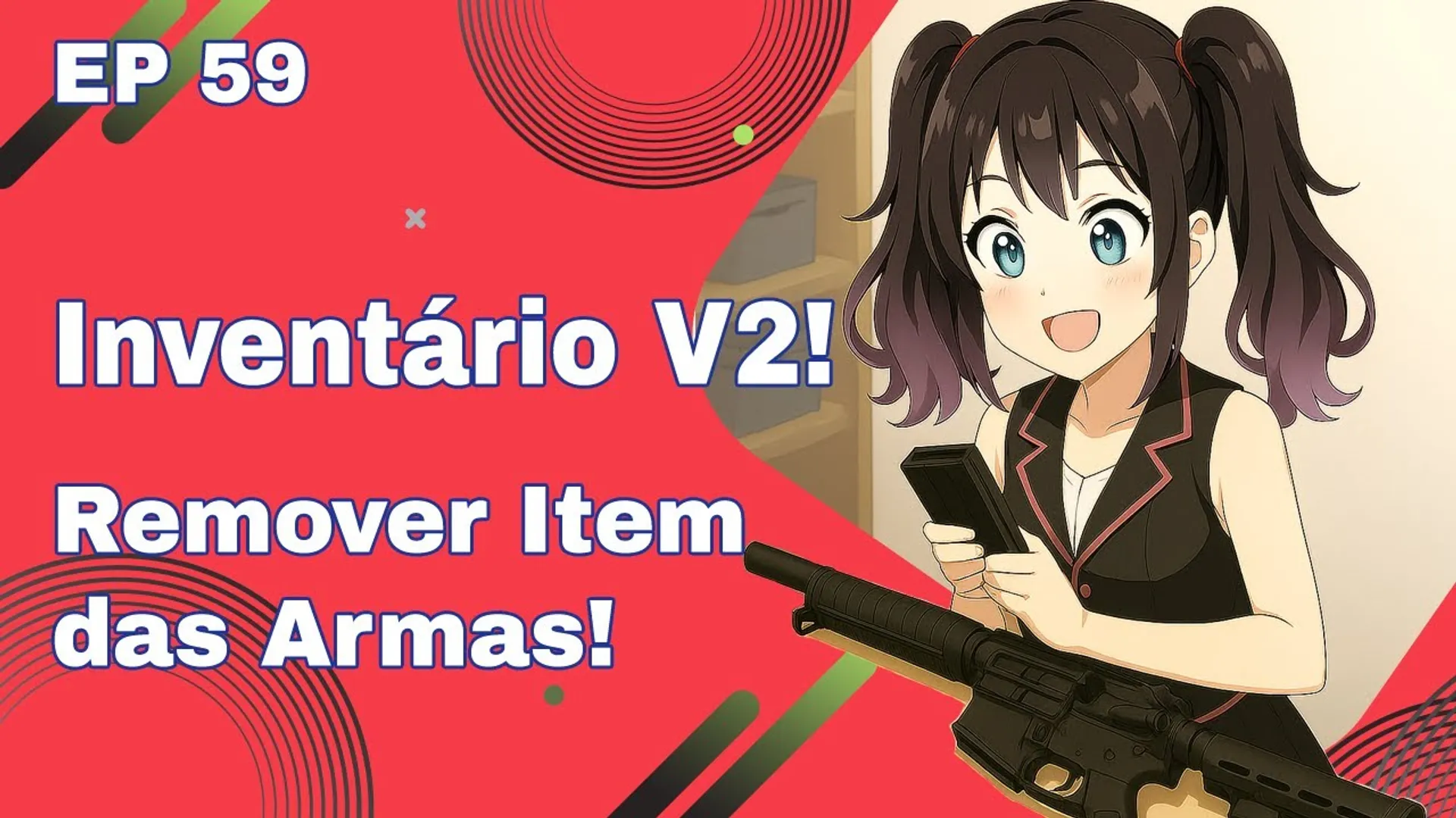 Como Remover Acessórios de Armas no Sistema de Inventário V2