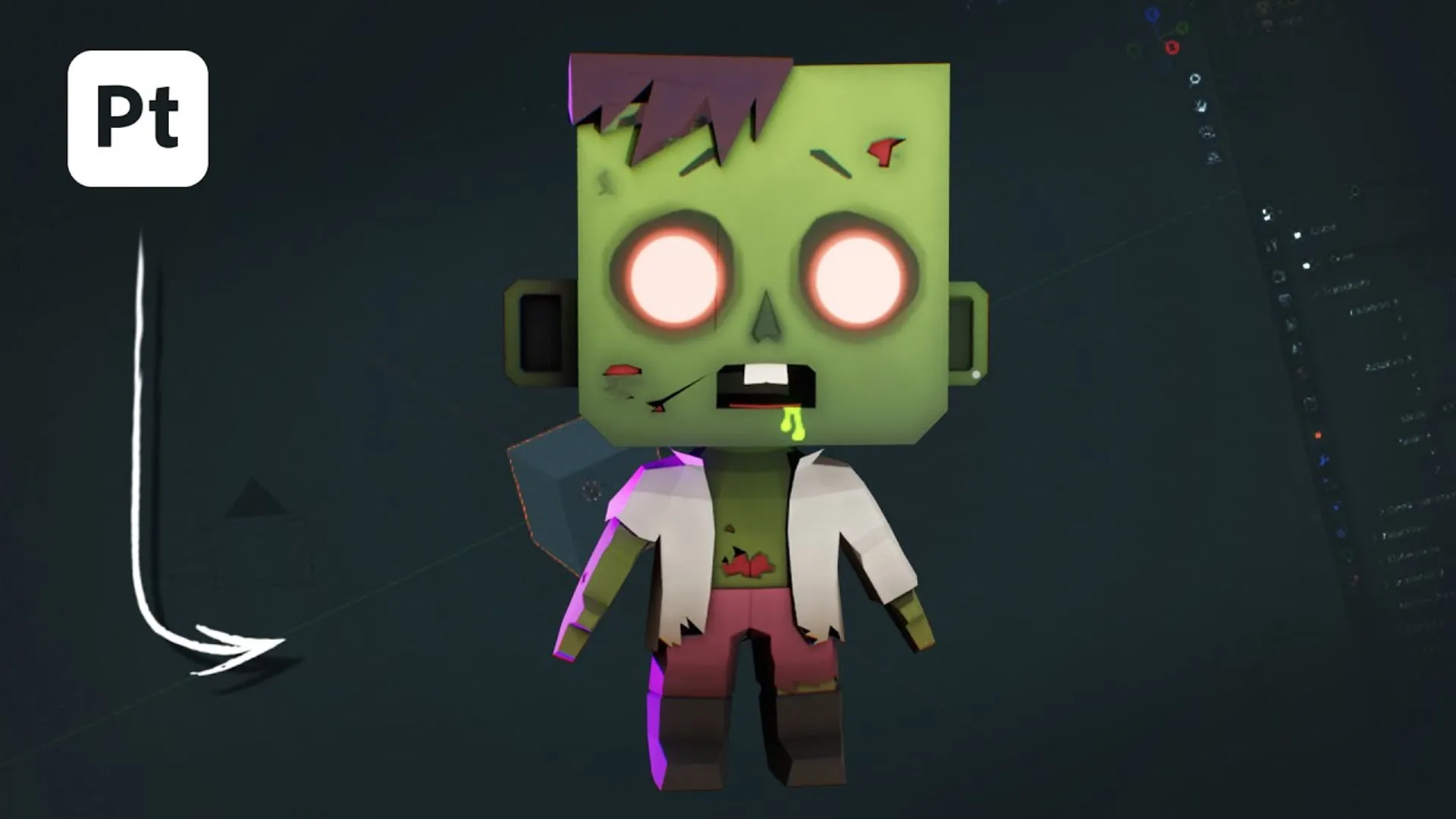 O Processo Criativo por Trás da Texturização de um Personagem Low Poly