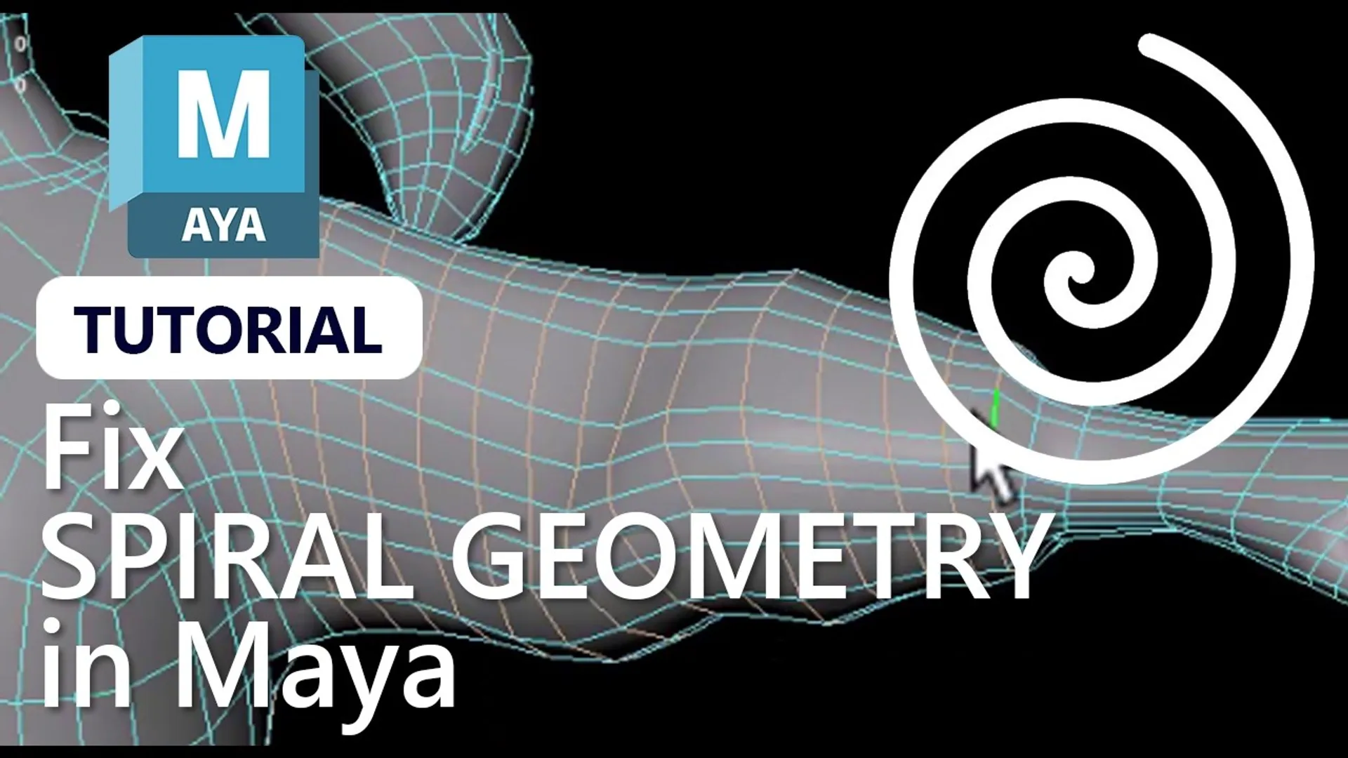 Como Corrigir Geometria Espiral Problemática no Maya