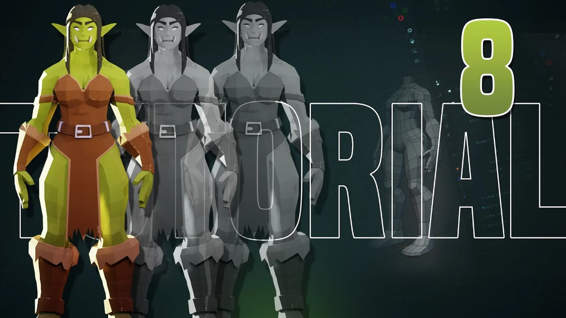 Como Criar um Orc Low Poly no Blender e Substance Painter