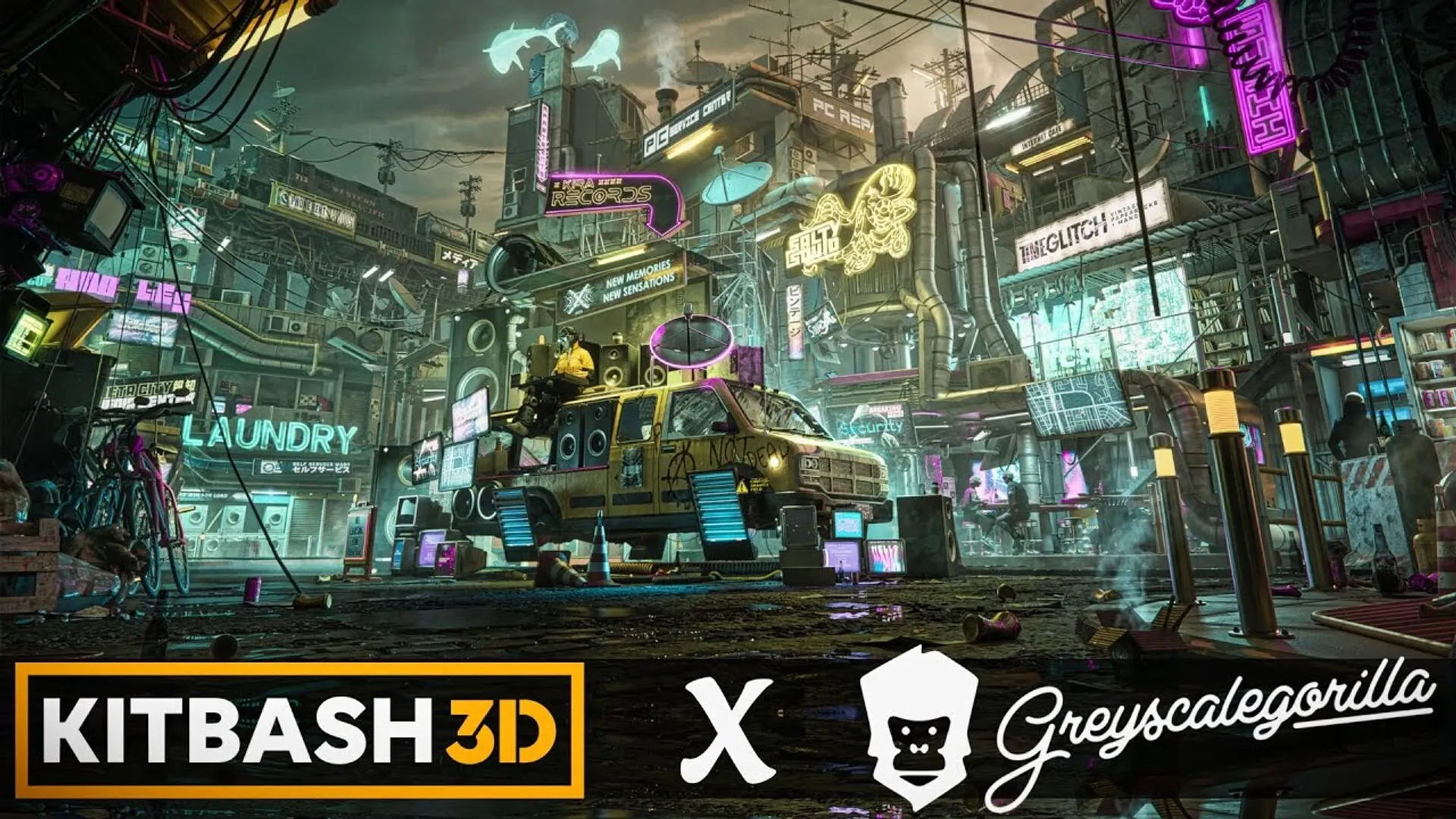 KitBash3D e Greyscalegorilla se unem: o que significa para criadores 3D