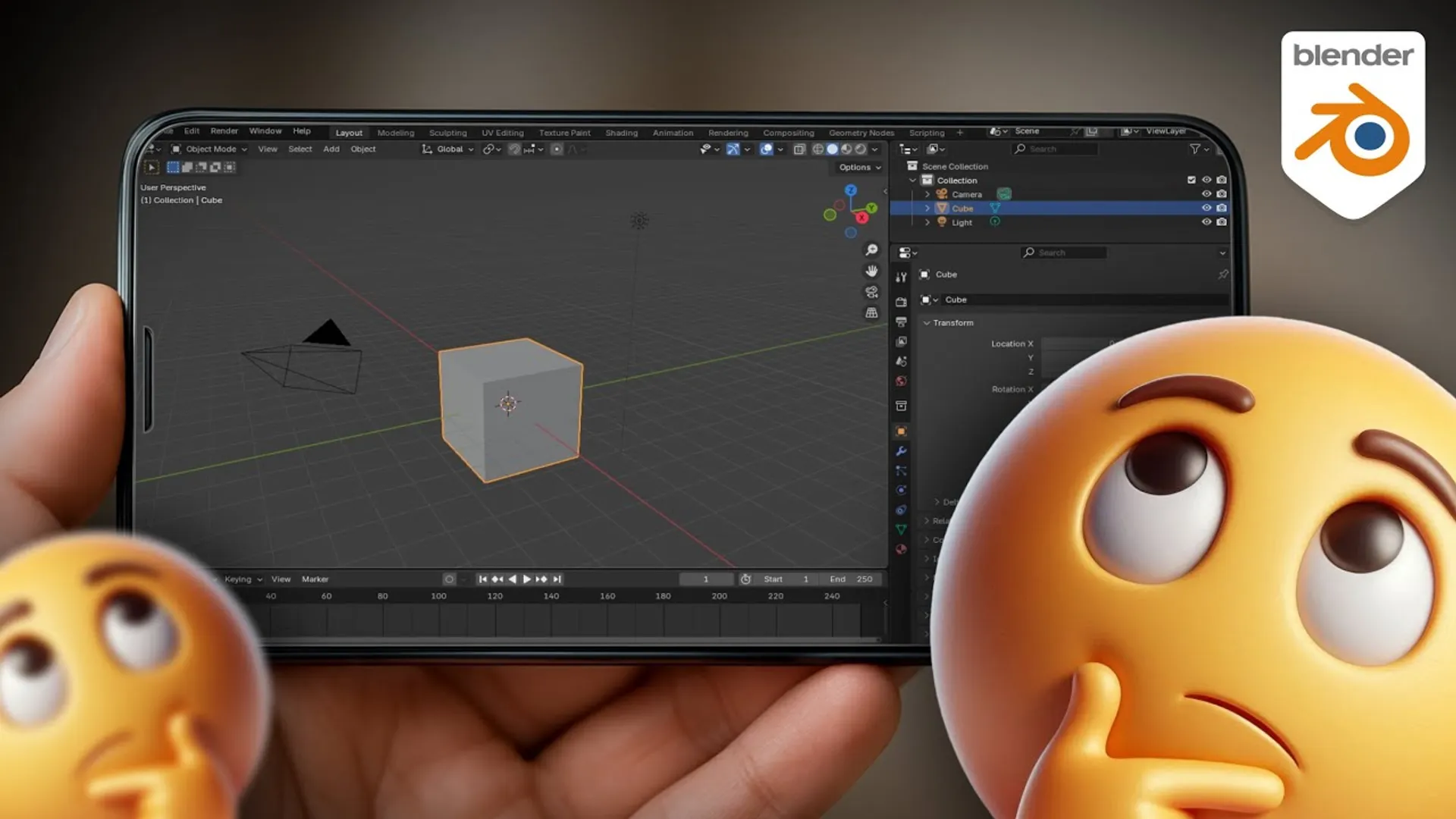 Blender 3D Mobile: Verdade ou Projeto Experimental?