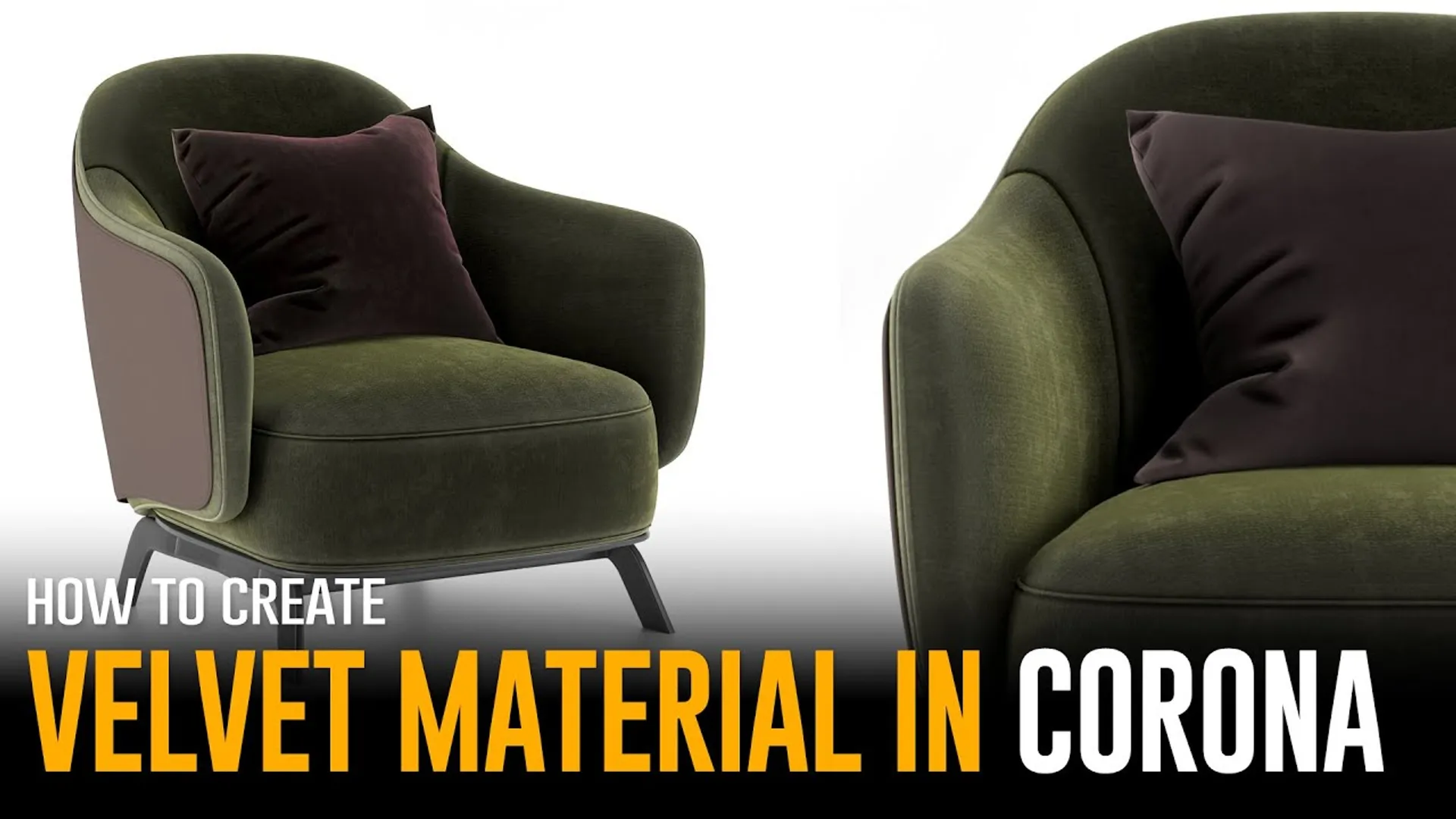 Como Criar Materiais de Veludo Realista no Corona Renderer