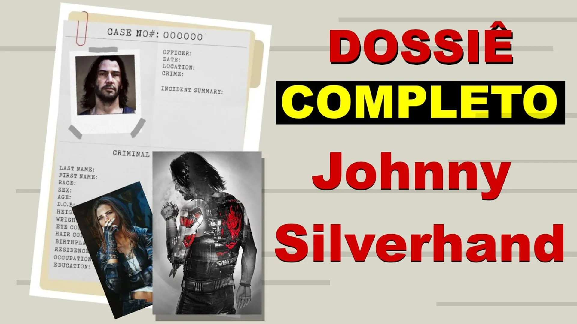 A História Completa de Johnny Silverhand: De 1978 a 2077