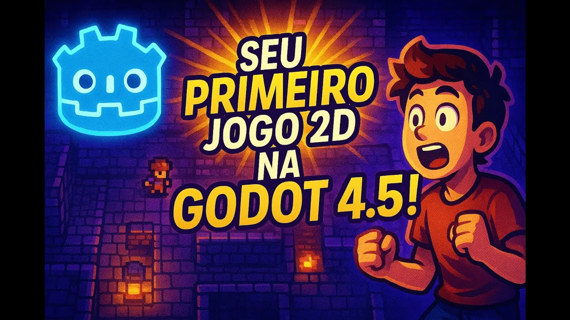 Como Criar Seu Primeiro Jogo Top-Down 2D com Godot 4.5