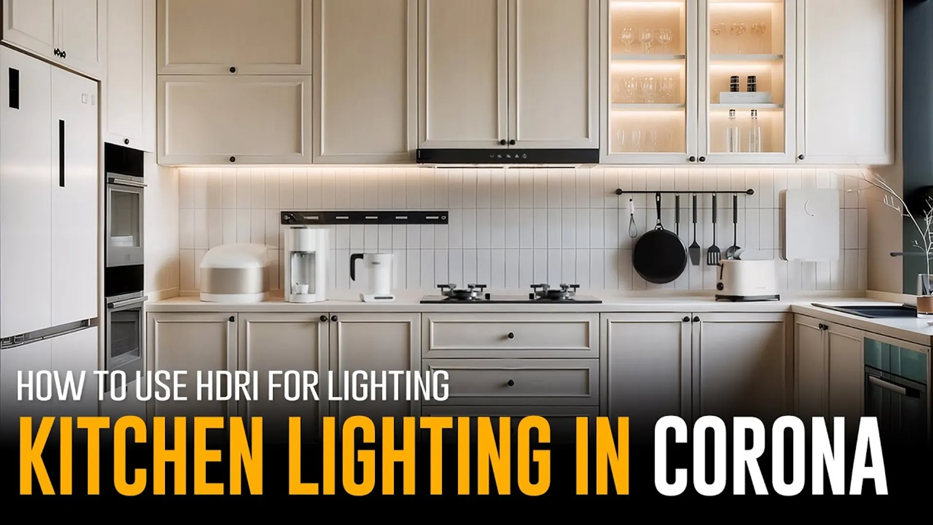 Como Criar Iluminação Realista para Cozinhas no Corona Renderer