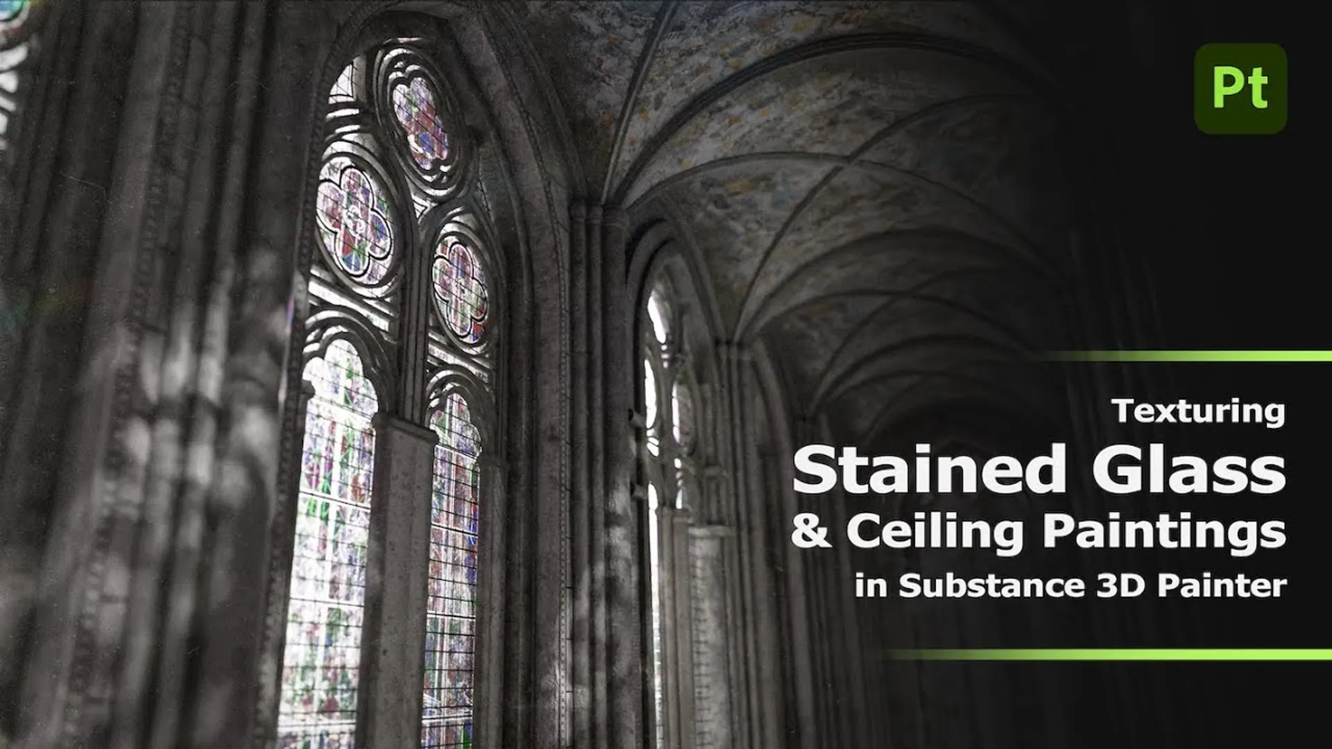 Como Criar Vitrais e Afrescos Realistas no Substance 3D Painter