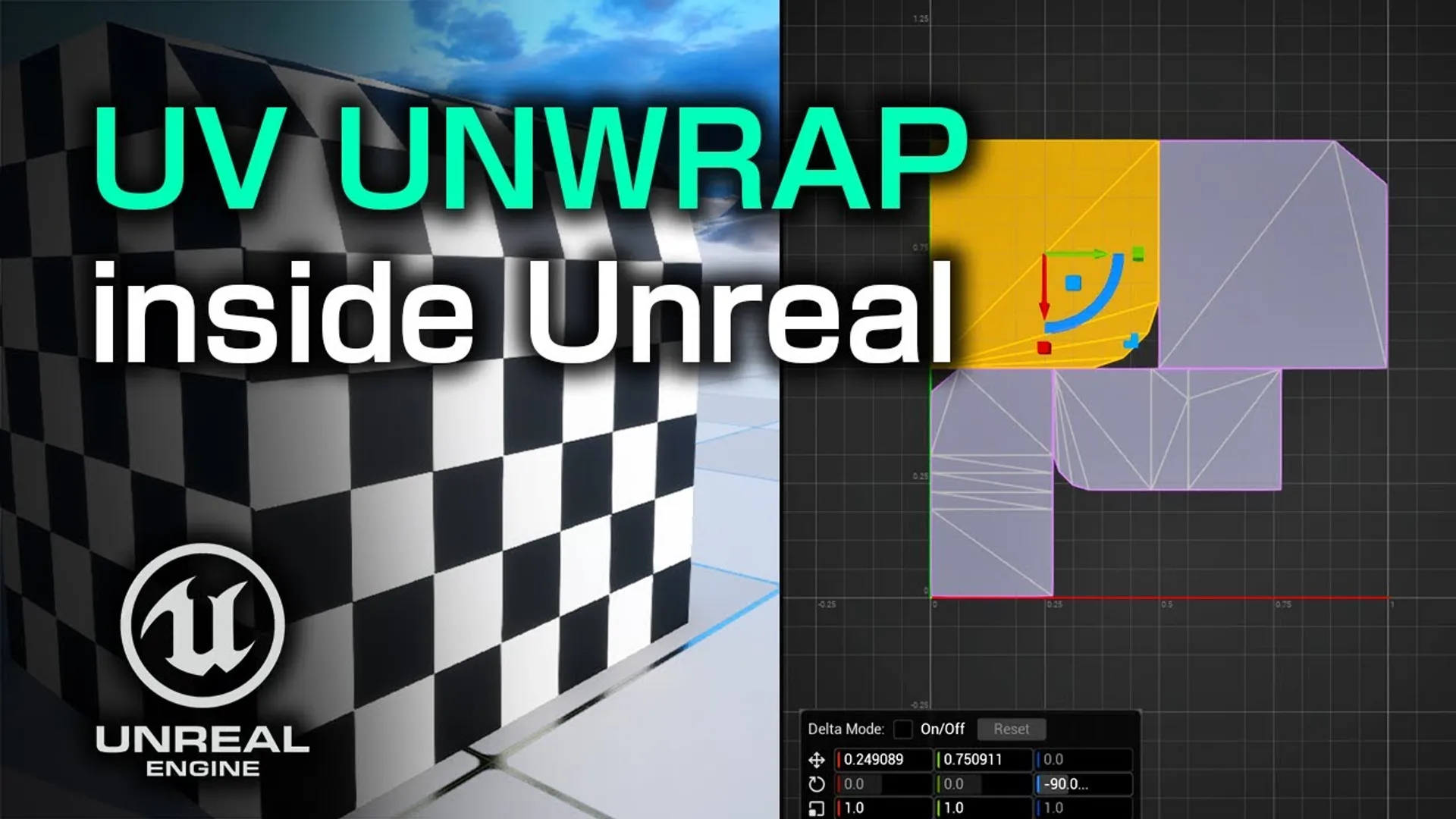 Como Criar UVs Perfeitas no Unreal Engine 5 sem Complicação