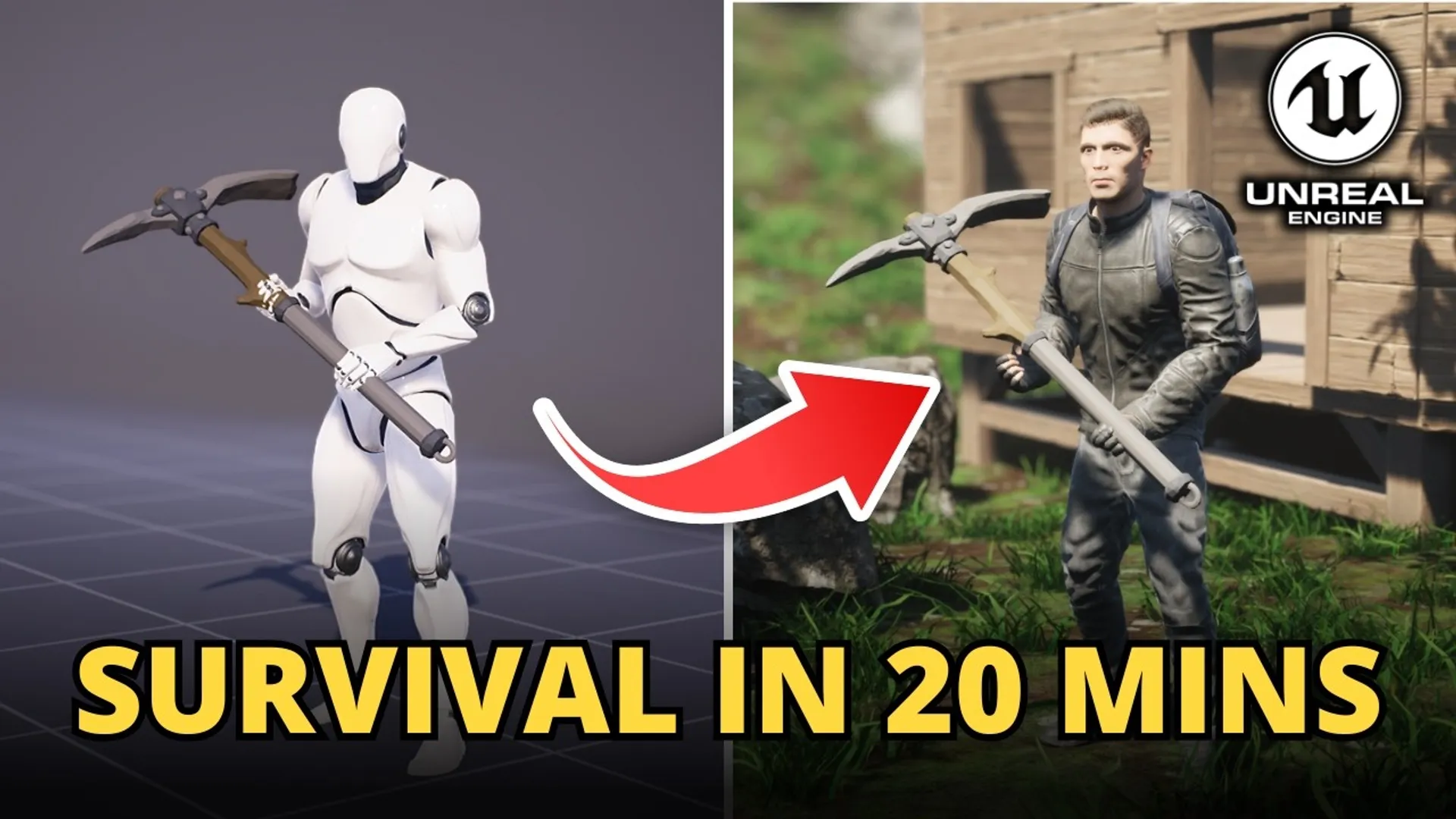 Como Criar um Jogo de Sobrevivência Sem Programação no Unreal Engine 5