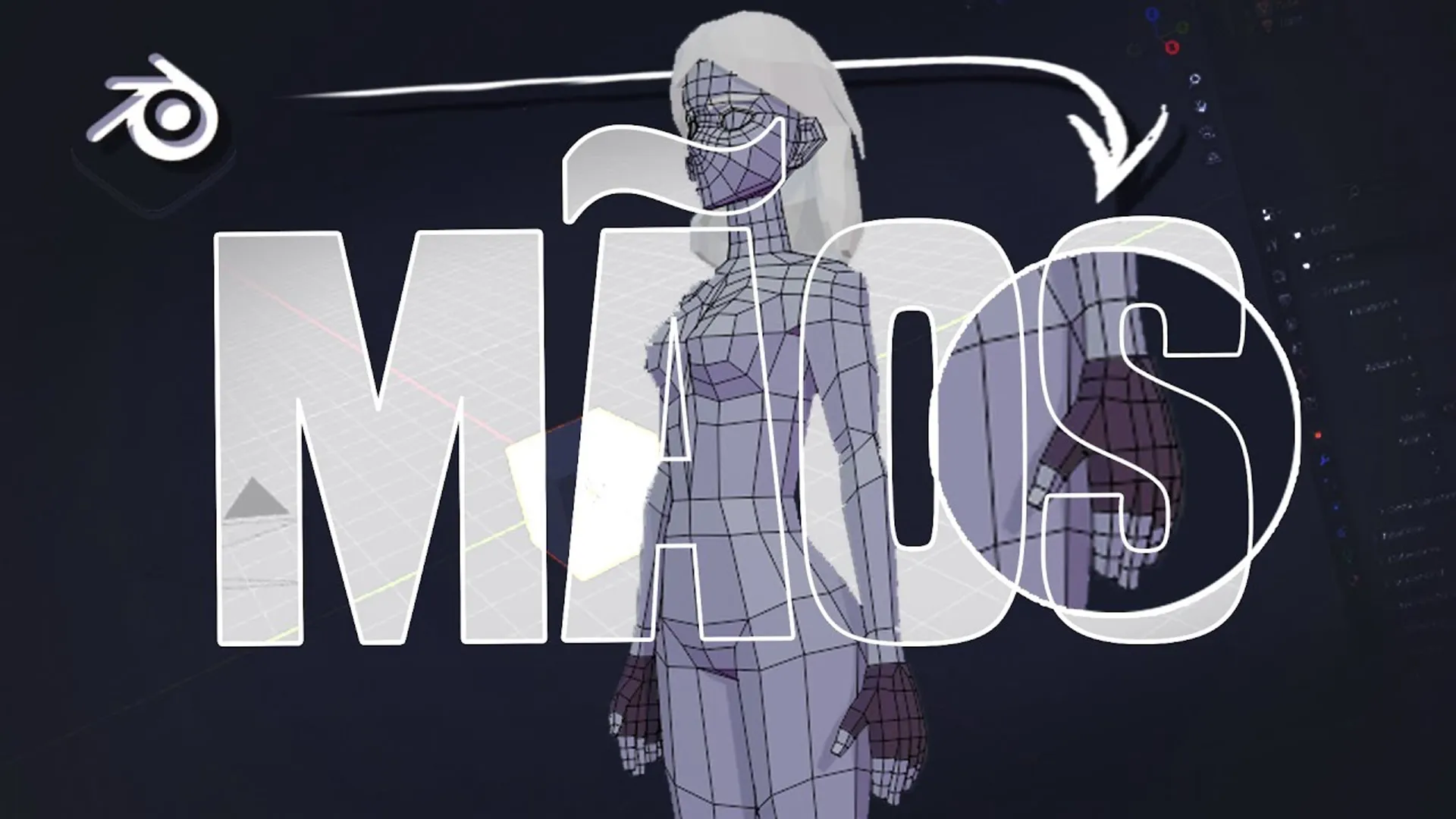 Como Modelar Mãos Low Poly no Blender 3D de Forma Simples