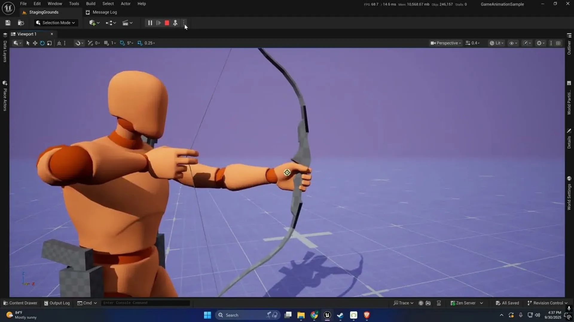 Como Configurar Animações de Arco Dinâmicas no Unreal Engine