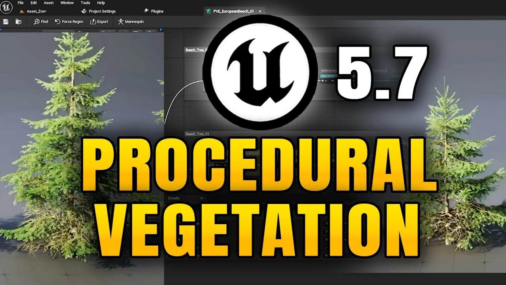 Como Criar Vegetação Procedural no Unreal Engine 5.7